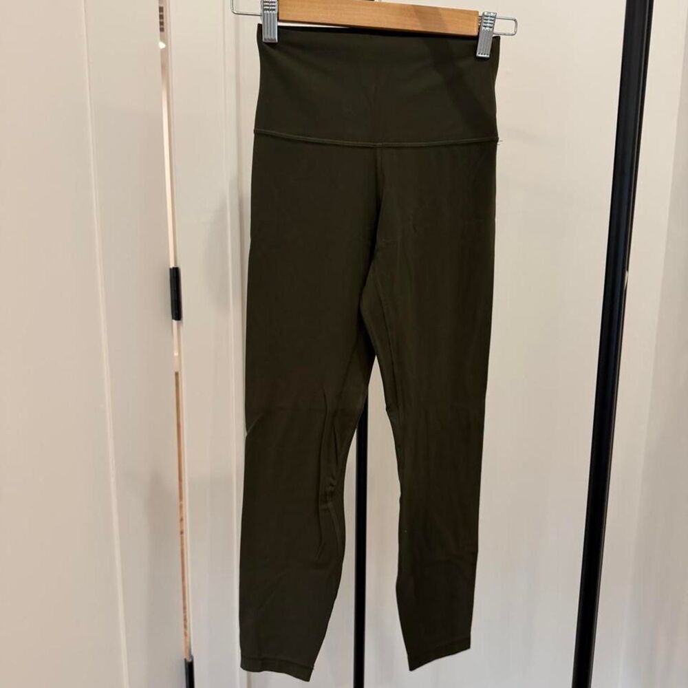 Lululemon Women's Green and Khaki Leggings